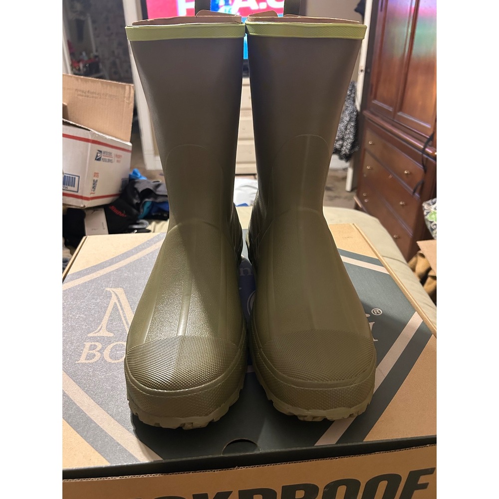 Muck Boot Company Harvester Mid Mens 14 Olive Green Waterproof Boots NEW